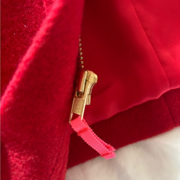J Crew Crewcuts Red Wool Coat 3T - Picture 7 of 7
